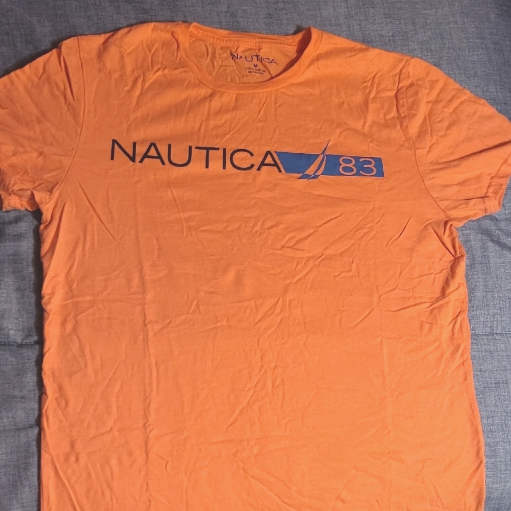 Nautica Peach Graphic Tee